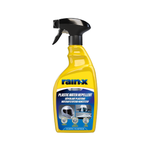 Bottle of Rain-X Plastic water repellent