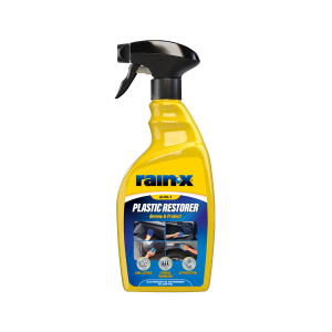 A bottle of Rain-X Plastic Restorer