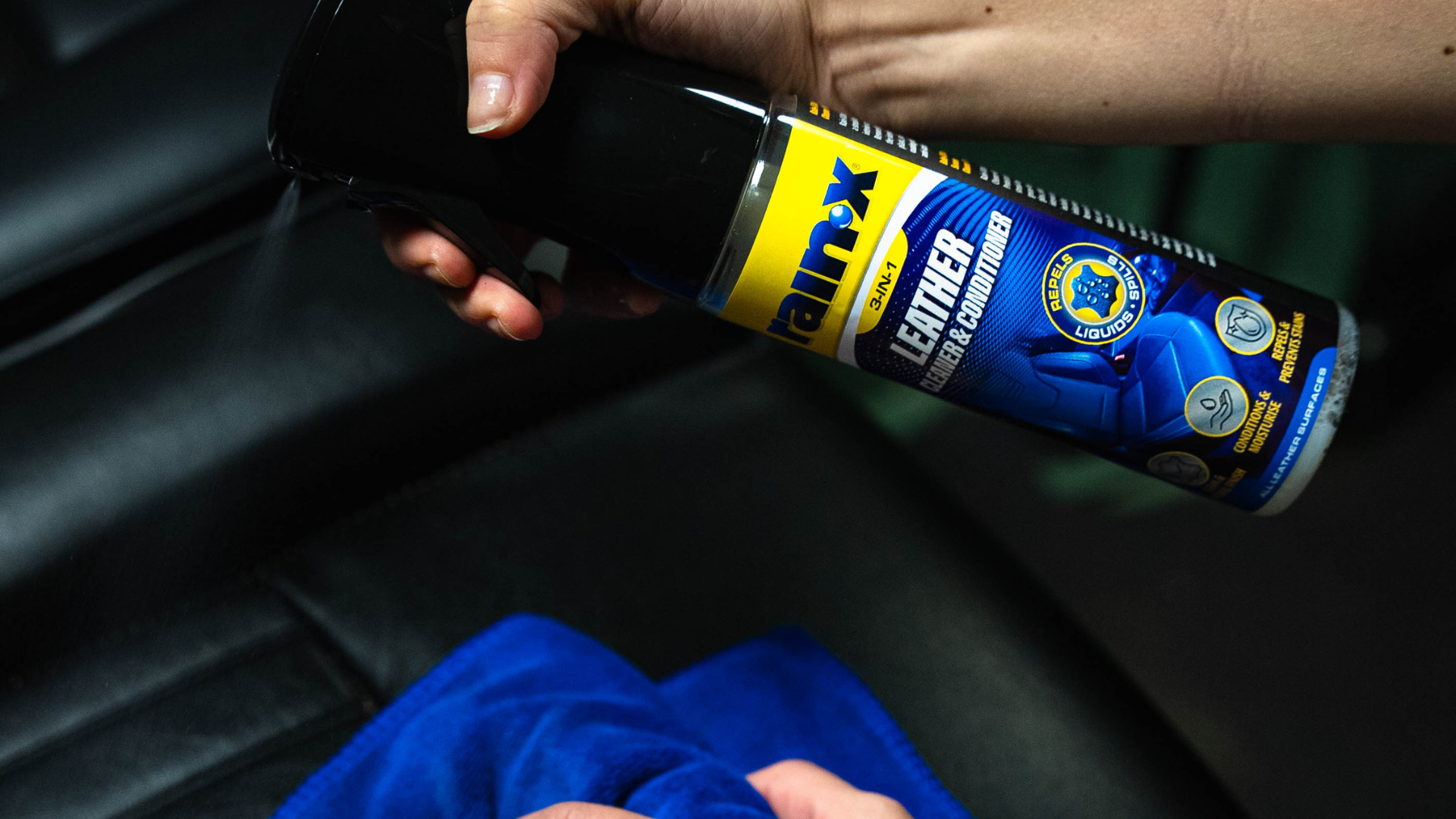 Leather cleaner banner